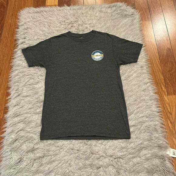 O’Neill gray soft cotton logo Tshirt men’s‎ size small - Picture 1 of 5